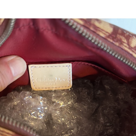 DIOR ♥️ Red trotter crossbody Classic Vintage adjustable web strap Authentic ♥️ - Picture 5 of 11